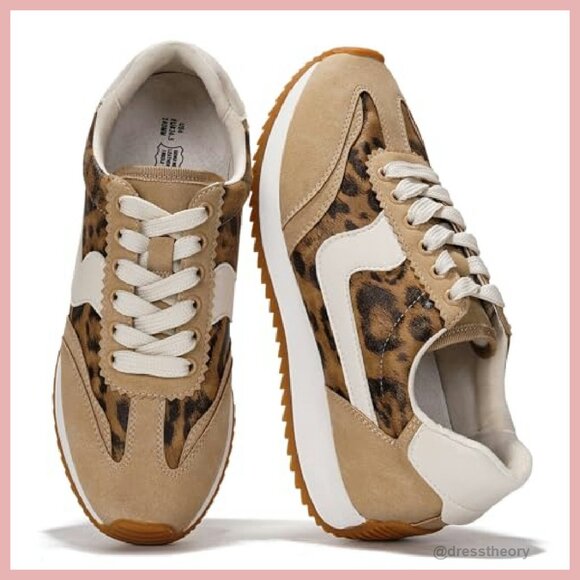 Lightweight Memory Foam Sneakers for Women - Non-Slip Lace-Up Shoes - Picture 2 of 7